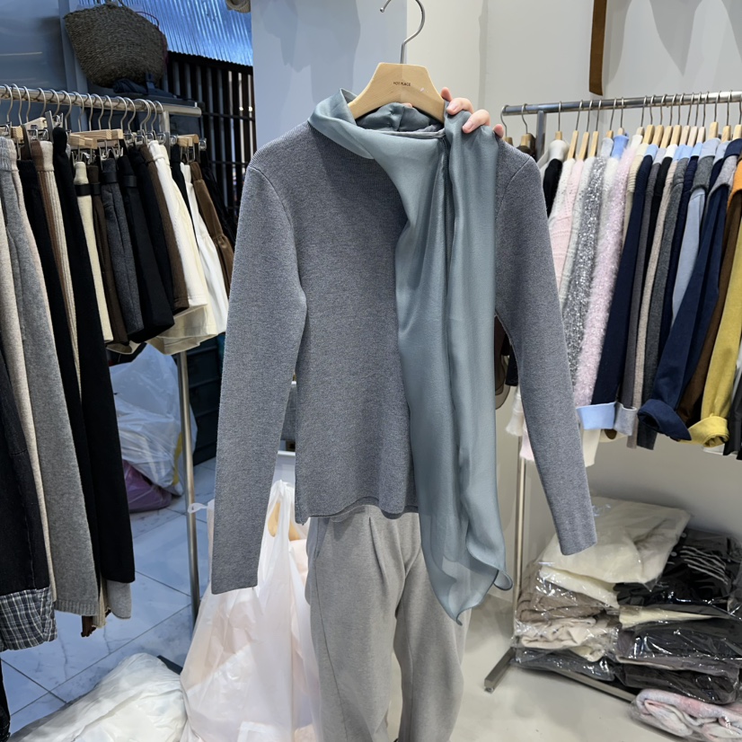 HOT PLACE韓國代購㊣女裝新品熱賣人氣時尚真品職業針織衫HOT PLACE_ISSUE/DREAM GIRIS針織衫圖色2