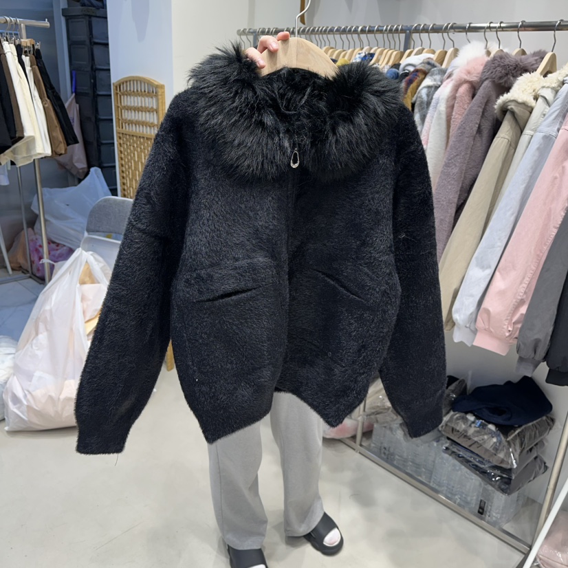 HOT PLACE韓國直郵㊣女裝新品休閑真品人氣推薦25秋冬毛衣拉鏈HOT PLACE_ISSUE/DREAM GIRIS毛衣圖色4