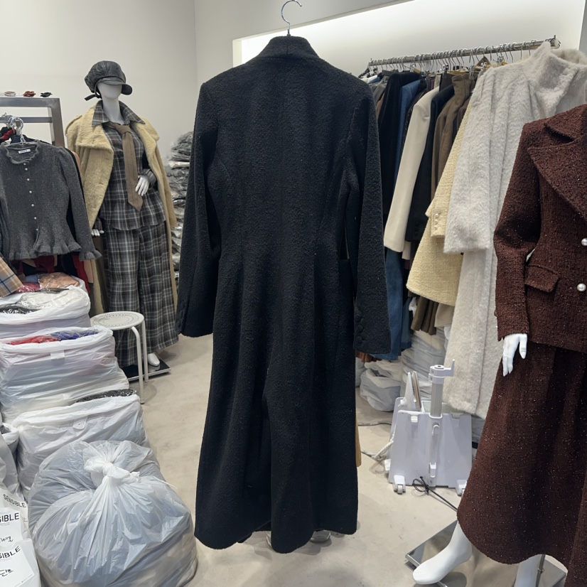 SENSIBLE-S韓國代購㊣女士新品休閑推薦25秋冬人氣中長款大衣SENSIBLE中長款大衣