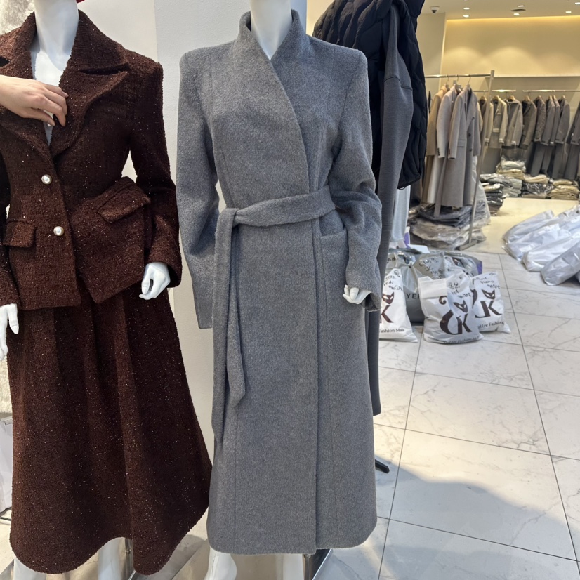 SENSIBLE-S韓國代購㊣女士新品休閑推薦25秋冬人氣中長款大衣SENSIBLE中長款大衣圖色1