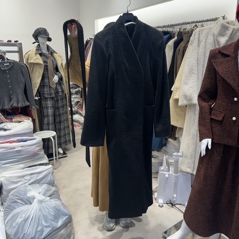 SENSIBLE-S韓國代購㊣女士新品休閑推薦25秋冬人氣中長款大衣SENSIBLE中長款大衣圖色2