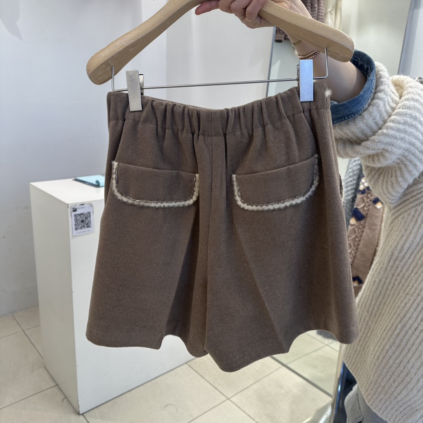 2nd B-S東大門㊣直郵女裝新品熱賣休閑25秋冬真品職業短褲2nd B-S短褲