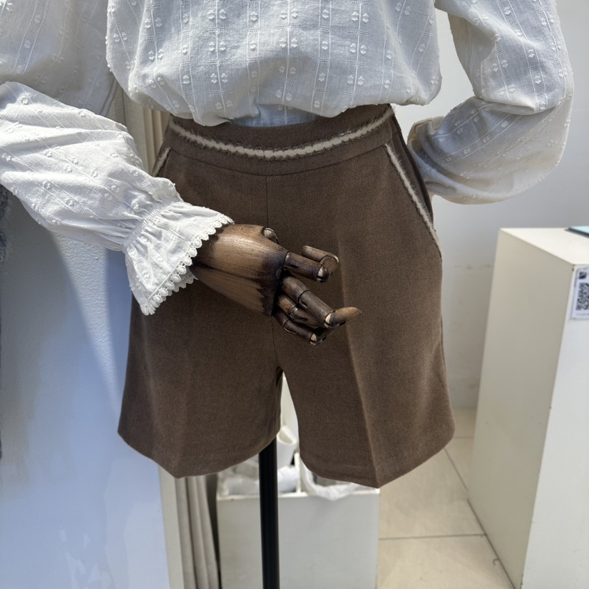 2nd B-S東大門㊣直郵女裝新品熱賣休閑25秋冬真品職業短褲2nd B-S短褲圖色2