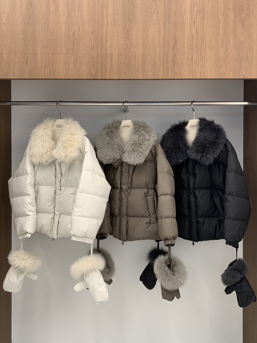 ONE MONE東大門㊣實拍女士新款時尚人氣熱賣職業短款羽絨服絨ONE MONE短款羽絨服