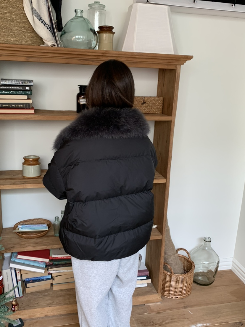 ONE MONE東大門㊣實拍女士新款時尚人氣熱賣職業短款羽絨服絨ONE MONE短款羽絨服