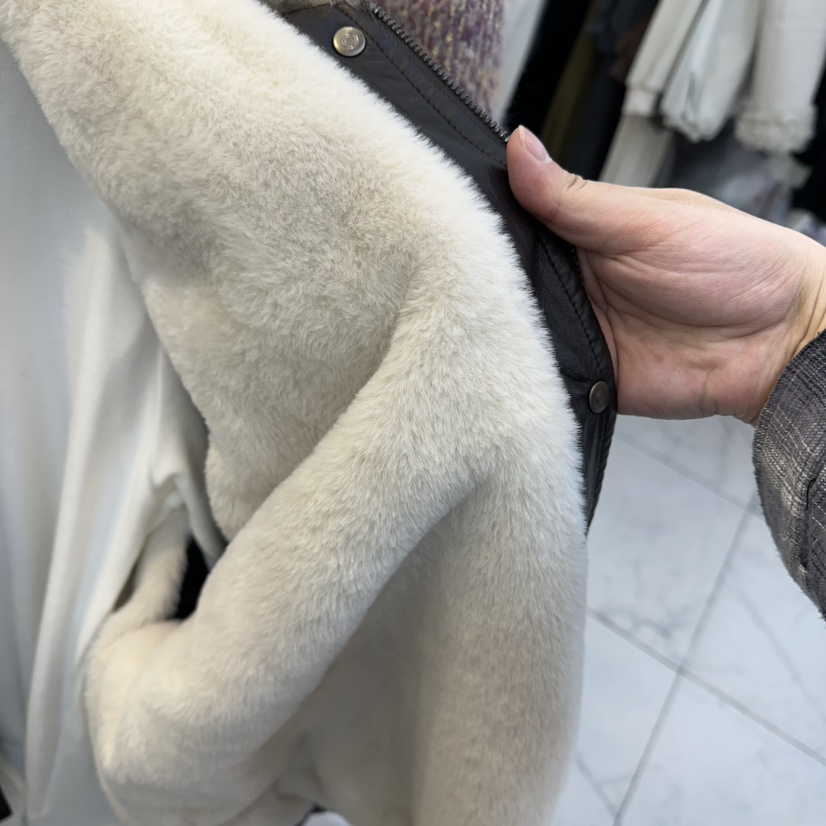 LULULALLA韓國代購㊣女裝新款人氣真品時尚25秋冬職業夾克抓絨LULULALLA夾克