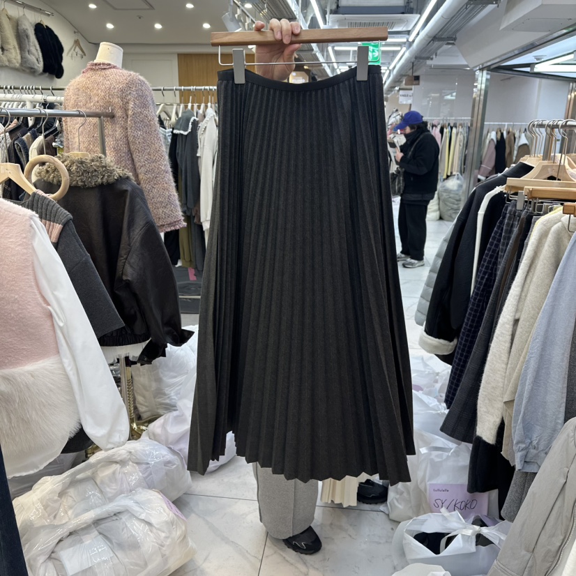 LULULALLA韓國代購㊣女裝新款推薦休閑時尚職業熱賣真品長裙LULULALLA長裙