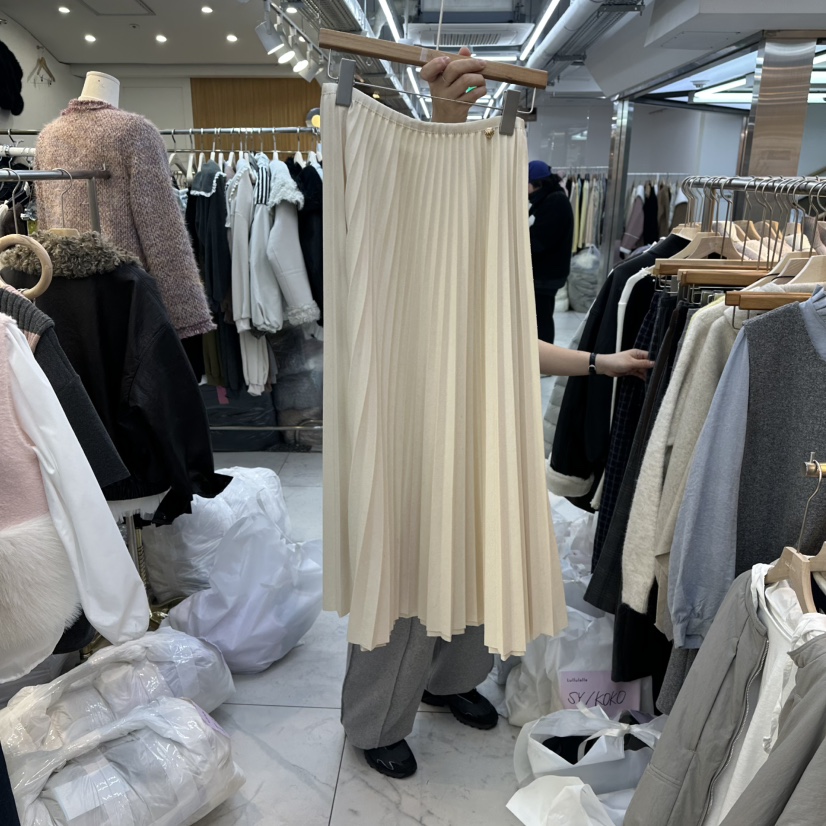 LULULALLA韓國代購㊣女裝新款推薦休閑時尚職業熱賣真品長裙LULULALLA長裙圖色1