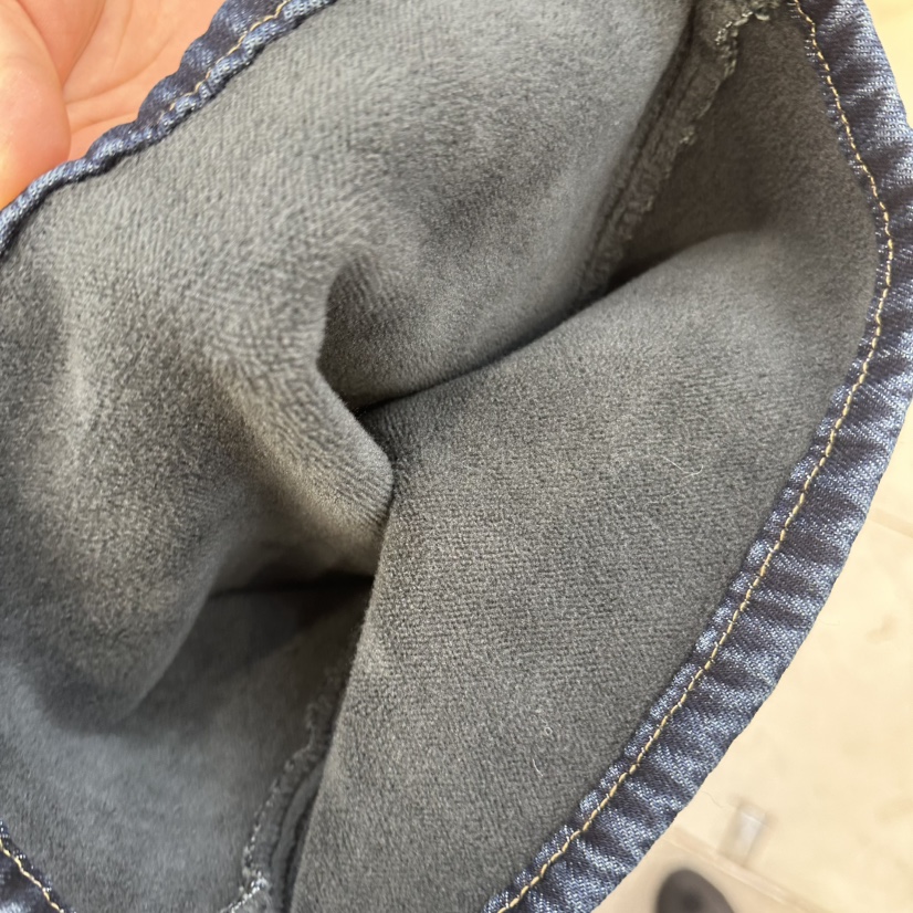 LULULALLA東大門㊣直郵女士新款職業時尚推薦牛仔褲含腰帶加絨LULULALLA牛仔褲