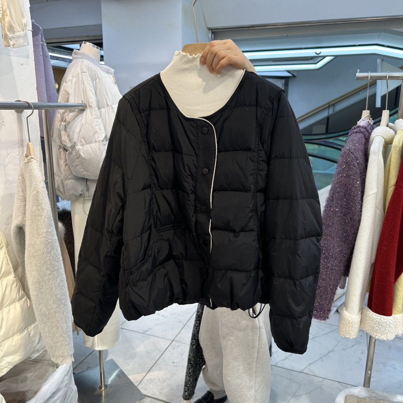 FLY FLY東大門㊣實拍女裝新款時尚熱賣推薦短款棉服不含內搭FLY FLY短款棉服圖色2