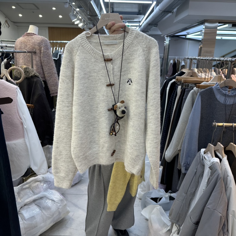LULULALLA東大門㊣直郵女士新品職業25秋冬人氣推薦熱賣針織衫LULULALLA針織衫圖色2