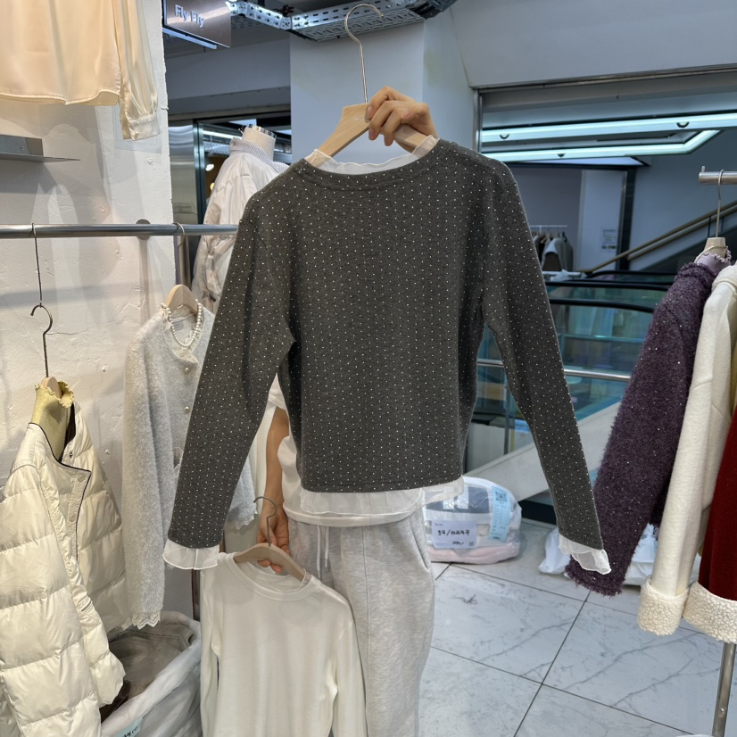 FLY FLY東大門㊣實拍女士新款時尚休閑人氣熱賣職業長袖T恤FLY FLY長袖T恤