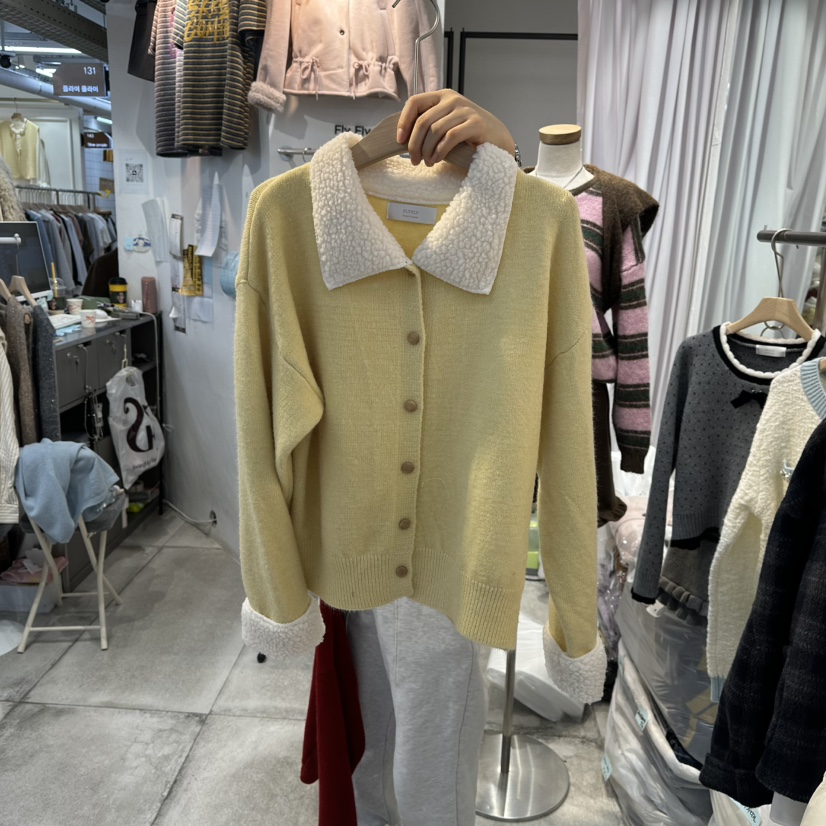 FLY FLY東大門㊣代購女士新款推薦休閑熱賣真品職業毛衣開衫FLY FLY毛衣圖色2