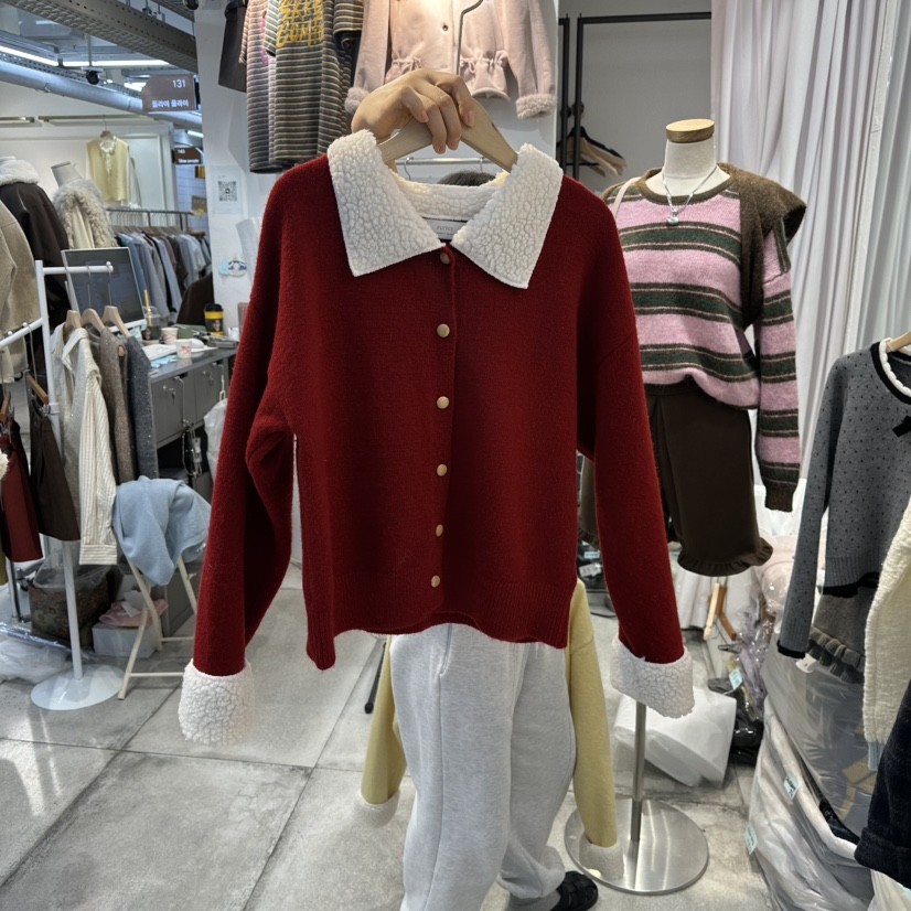 FLY FLY東大門㊣代購女士新款推薦休閑熱賣真品職業毛衣開衫FLY FLY毛衣圖色3