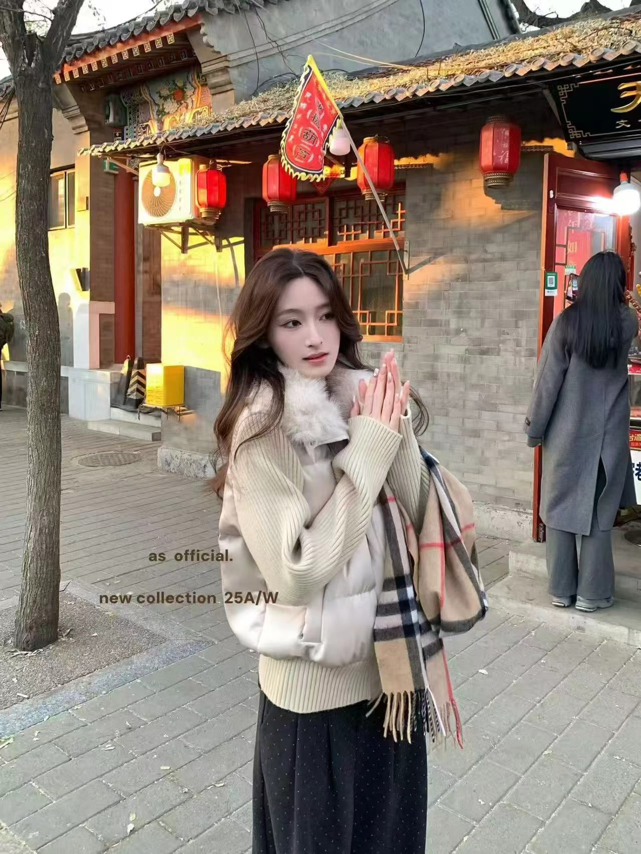 ANGE韓國直郵㊣女裝新品人氣時尚推薦職業25秋冬短款羽絨服ANGE短款羽絨服圖色2beige