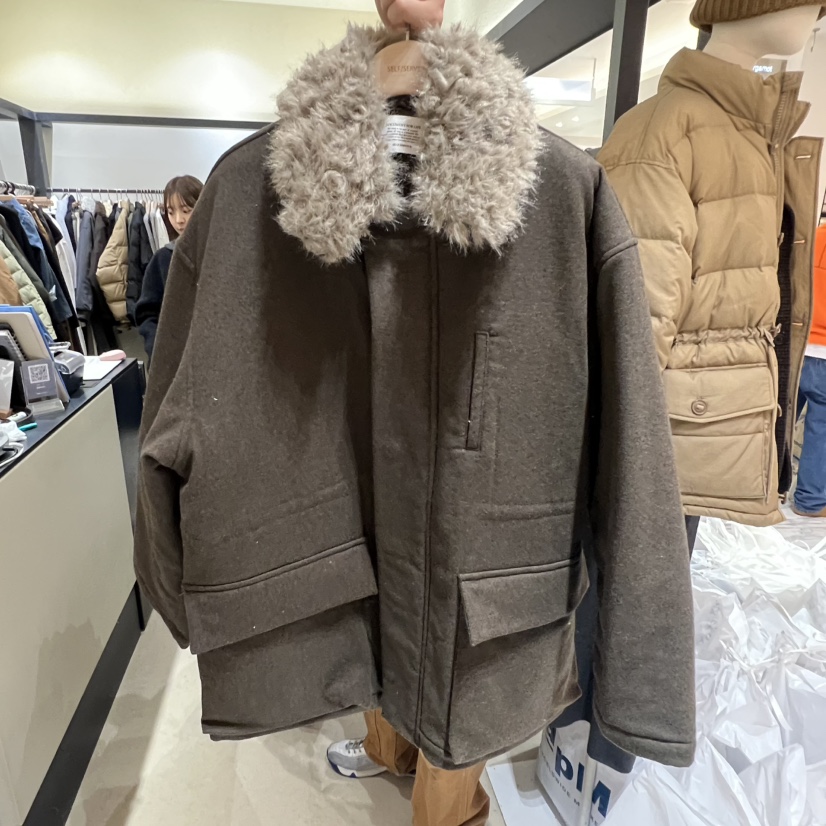SELF SERVICE東大門㊣代購女裝新品時尚真品25秋冬熱賣夾克SELF SERVICE夾克圖色1