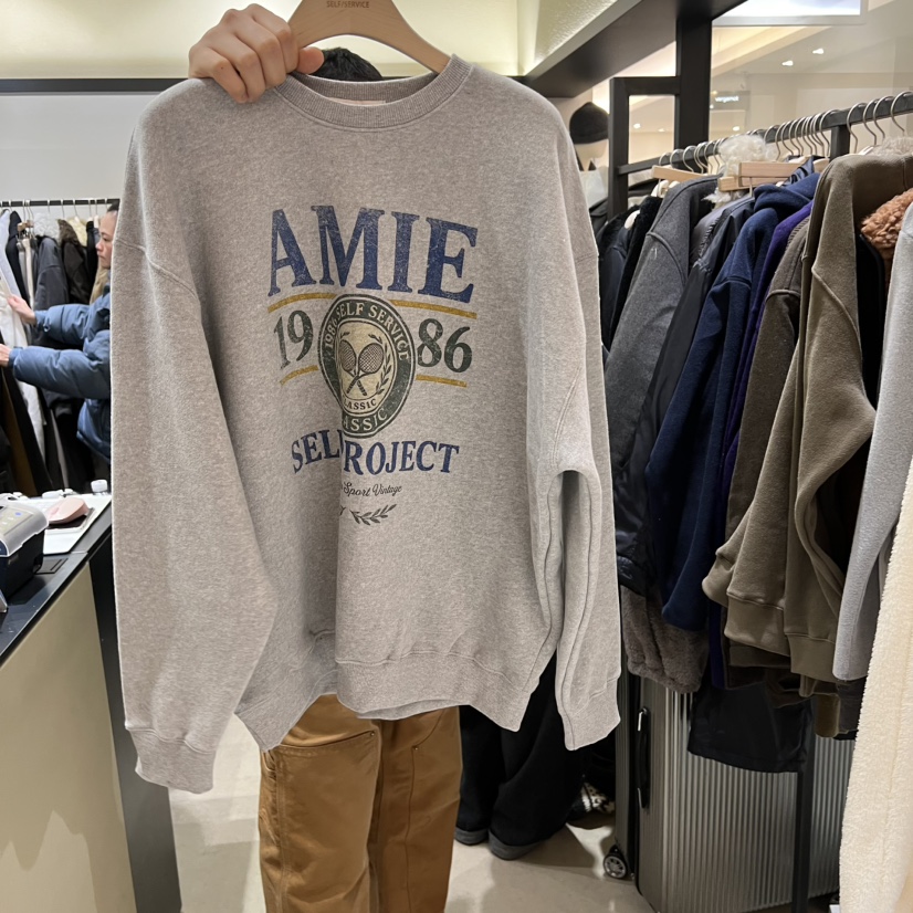 SELF SERVICE東大門㊣代購女士新品25秋冬職業休閑衛衣加絨SELF SERVICE衛衣圖色2