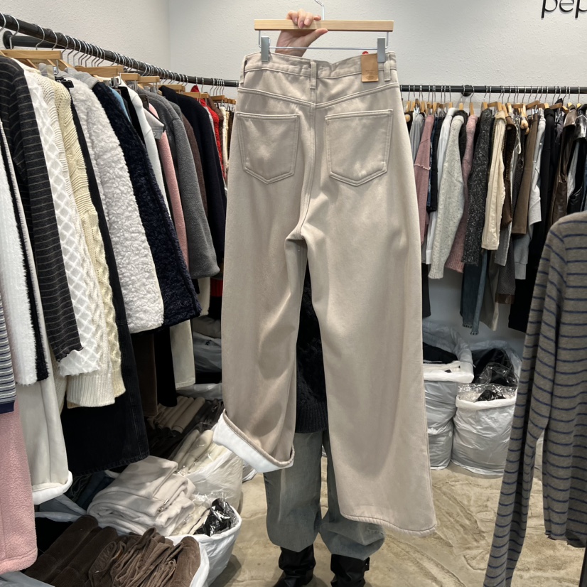 ALMOND PEPE東大門㊣實拍女士新品熱賣25秋冬推薦時尚休閑褲ALMOND PEPE休閑褲