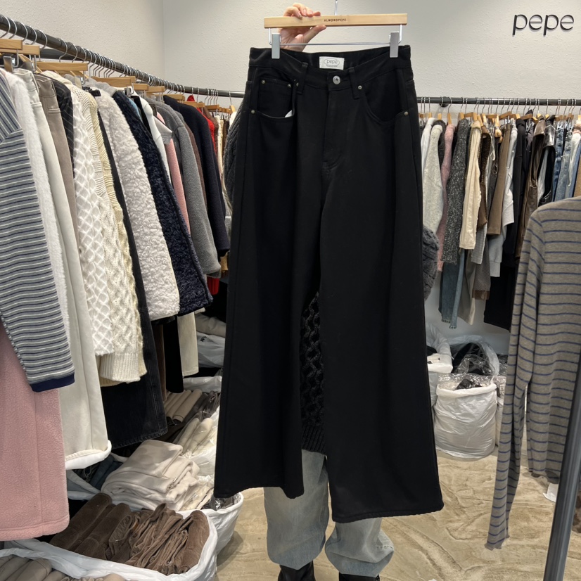 ALMOND PEPE東大門㊣實拍女士新品熱賣25秋冬推薦時尚休閑褲ALMOND PEPE休閑褲圖色3