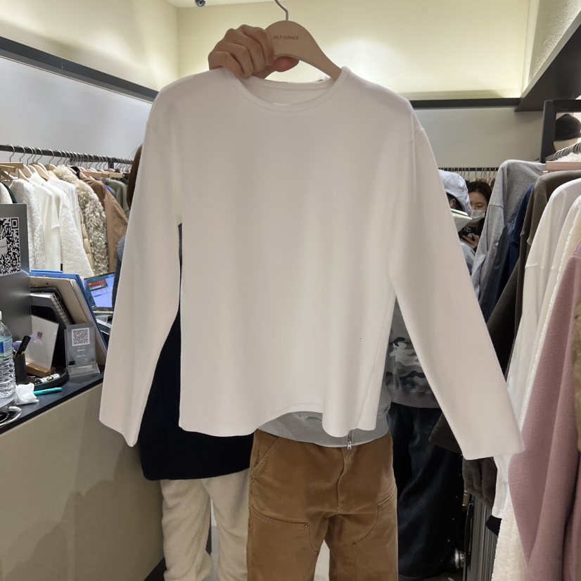 SELF SERVICE東大門㊣直郵女士新品休閑真品時尚推薦長袖T恤SELF SERVICE長袖T恤圖色2