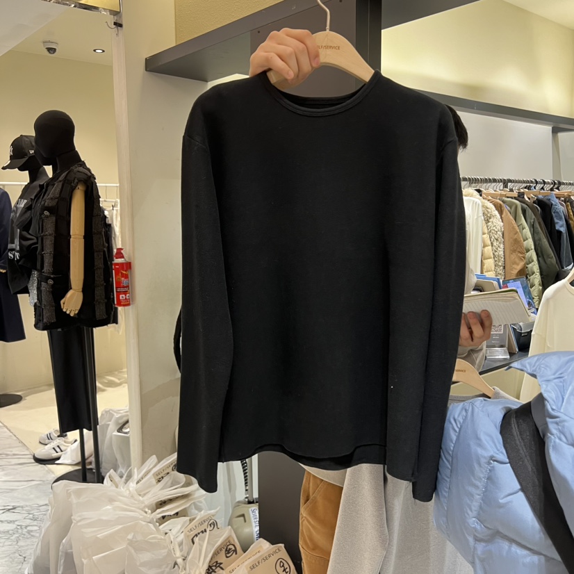 SELF SERVICE東大門㊣直郵女士新品休閑真品時尚推薦長袖T恤SELF SERVICE長袖T恤圖色3