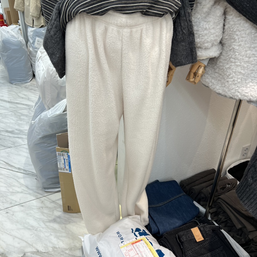 ALMOND PEPE東大門㊣實拍女裝新品真品人氣推薦休閑褲羊毛ALMOND PEPE休閑褲圖色2