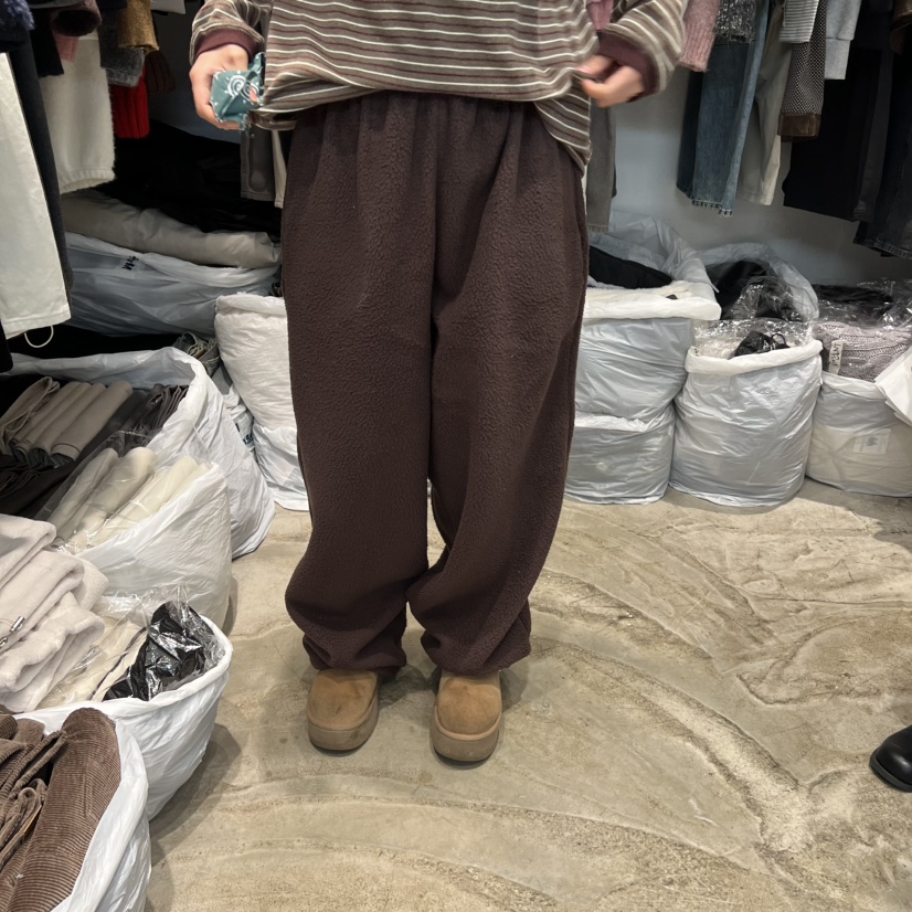 ALMOND PEPE東大門㊣實拍女裝新品真品人氣推薦休閑褲羊毛ALMOND PEPE休閑褲圖色3