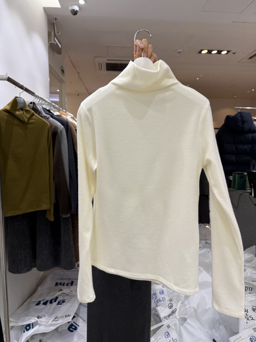 WOOD SAGE東大門㊣實拍女士新品熱賣職業推薦時尚25秋冬長袖T恤WOOD SAGE長袖T恤