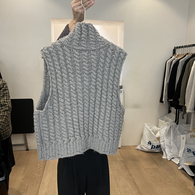 LA MAGIE FEMME東大門㊣實拍女士新品25秋冬真品馬甲拉鏈Lamagie Femme馬甲