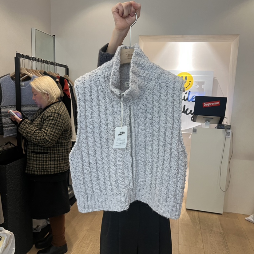 LA MAGIE FEMME東大門㊣實拍女士新品25秋冬真品馬甲拉鏈Lamagie Femme馬甲圖色4