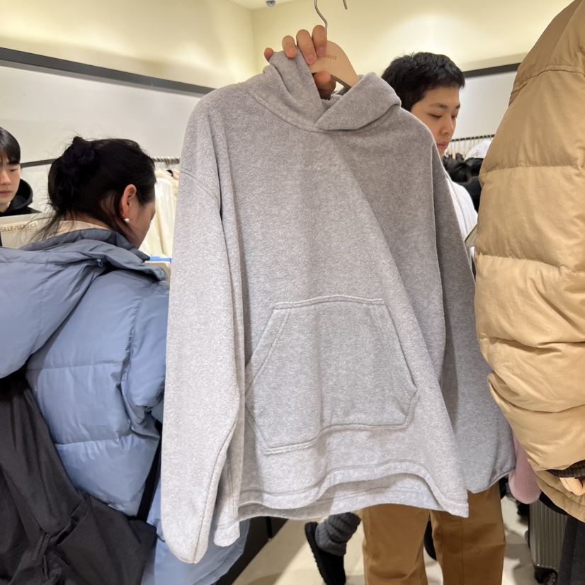 SELF SERVICE東大門㊣代購女士新款25秋冬真品推薦衛衣抓絨SELF SERVICE衛衣圖色2