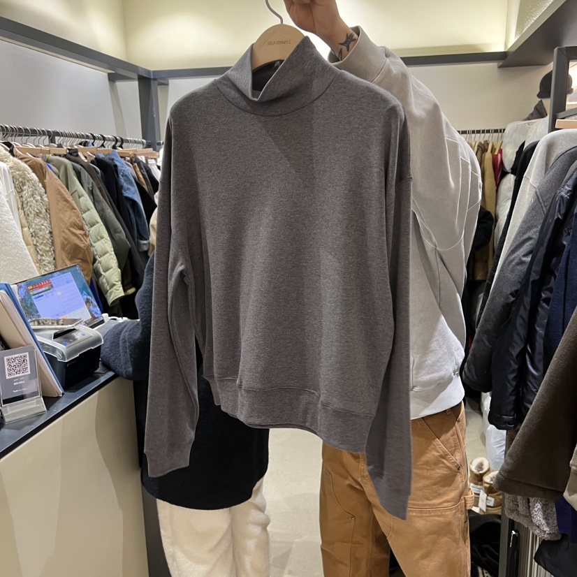 SELF SERVICE東大門㊣直郵女裝新款職業時尚25秋冬長袖T恤SELF SERVICE長袖T恤圖色3