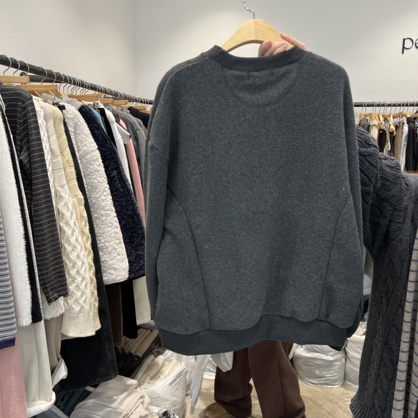 ALMOND PEPE東大門㊣直郵女士新款休閑推薦職業25秋冬衛衣羊毛ALMOND PEPE衛衣