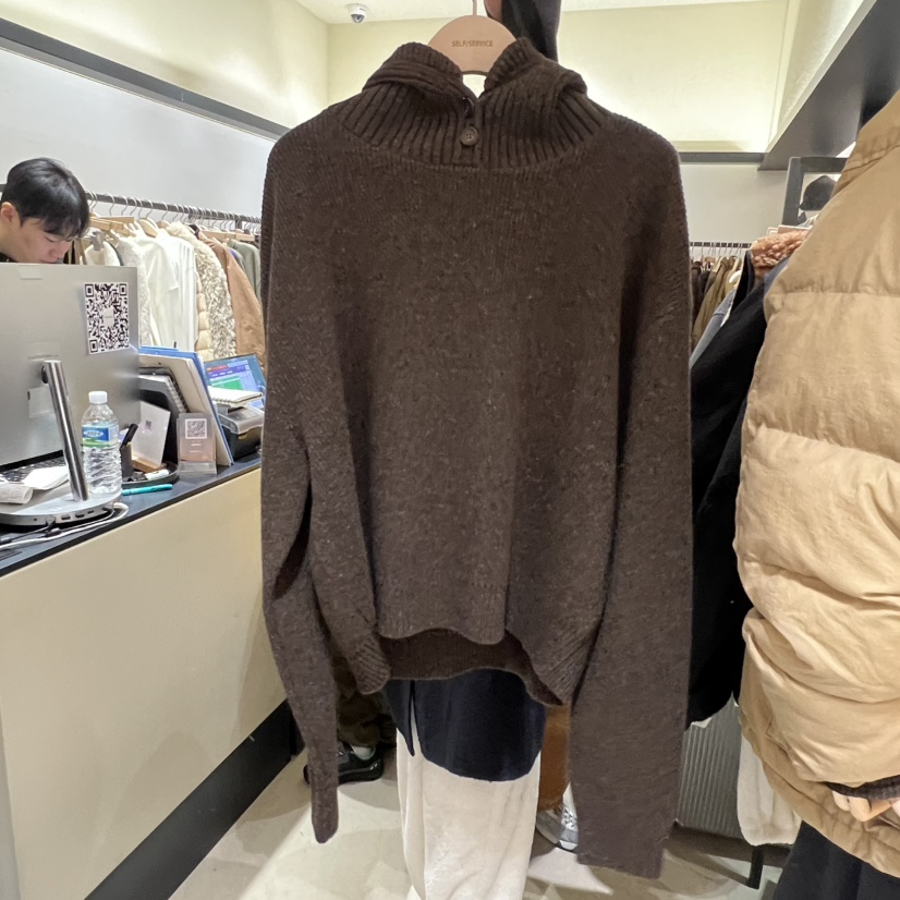 SELF SERVICE韓國直郵㊣女裝新款職業真品時尚25秋冬針織衫SELF SERVICE針織衫圖色2