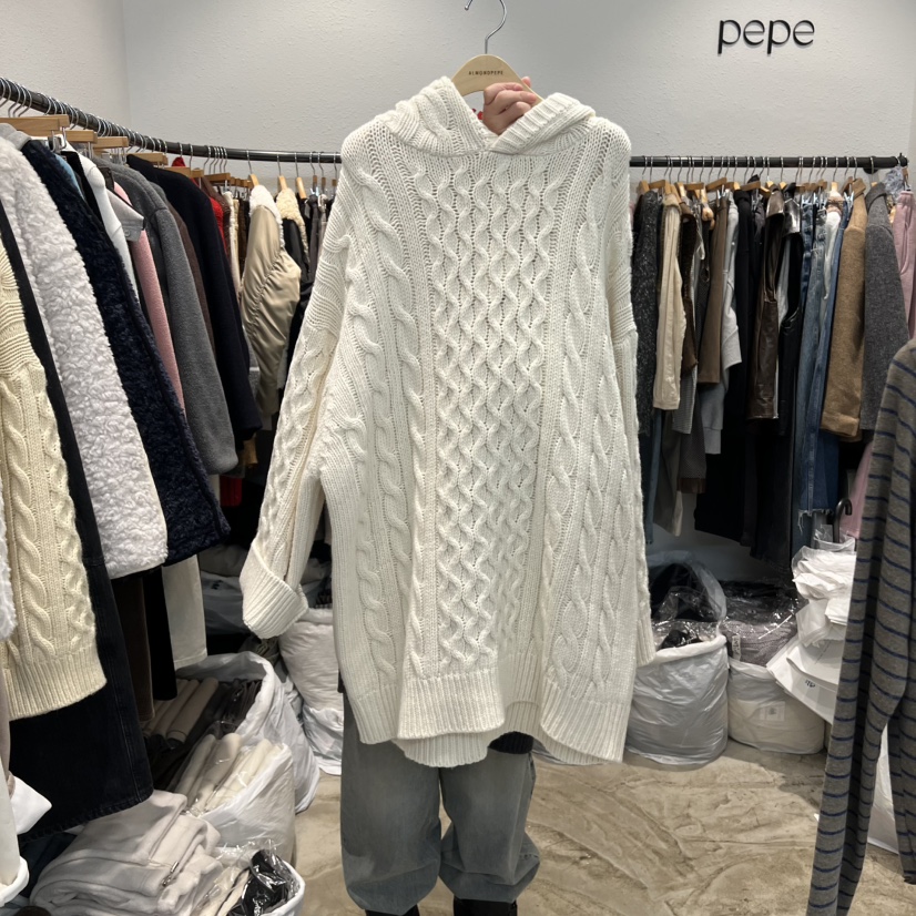 ALMOND PEPE韓國代購㊣女士新品熱賣職業真品人氣毛衣羊毛ALMOND PEPE毛衣圖色2