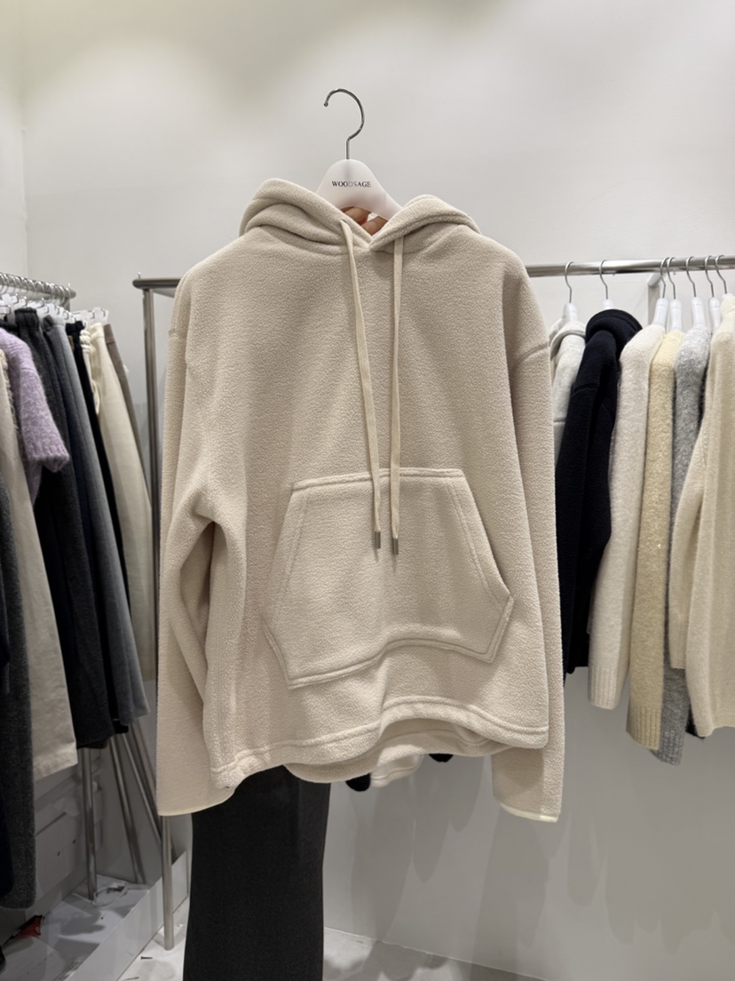 WOOD SAGE東大門㊣直郵女士新品真品25秋冬職業時尚衛衣抓絨WOOD SAGE衛衣圖色1