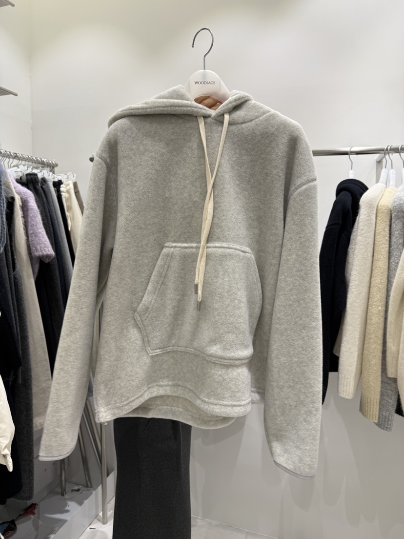 WOOD SAGE東大門㊣直郵女士新品真品25秋冬職業時尚衛衣抓絨WOOD SAGE衛衣圖色2