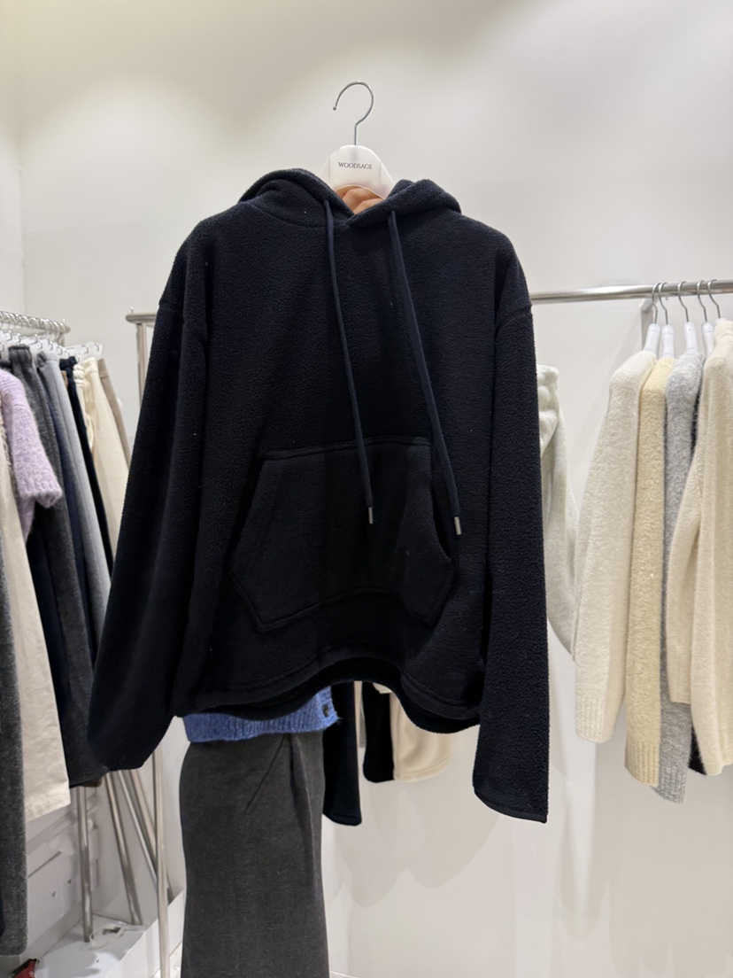 WOOD SAGE東大門㊣直郵女士新品真品25秋冬職業時尚衛衣抓絨WOOD SAGE衛衣圖色3