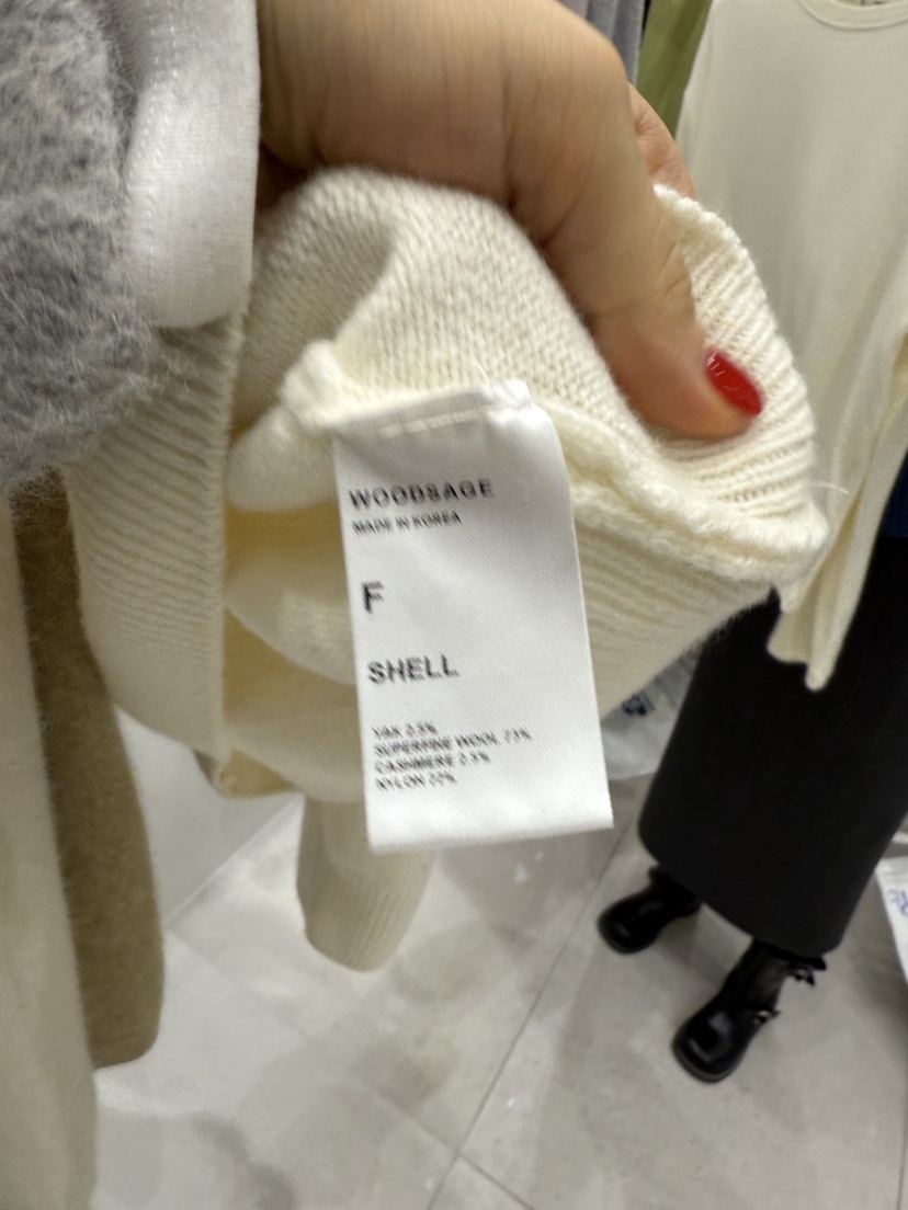 WOOD SAGE韓國代購㊣女士新品熱賣推薦休閑25秋冬人氣針織衫WOOD SAGE針織衫