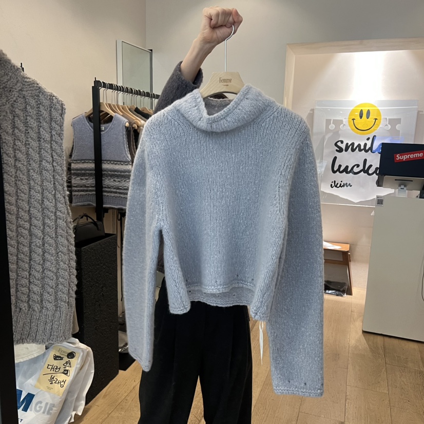 LA MAGIE FEMME東大門㊣實拍女士新品時尚真品推薦休閑毛衣Lamagie Femme毛衣圖色2