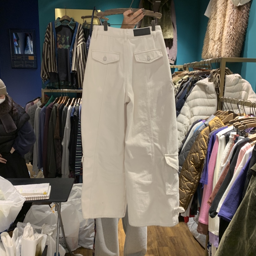 MERCI LINDA東大門㊣直郵女裝新品推薦真品時尚休閑褲抓絨MERCI LINDA休閑褲