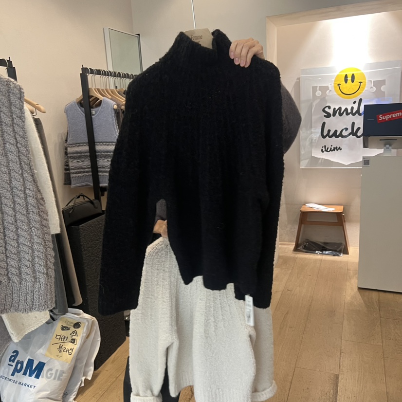 LA MAGIE FEMME東大門㊣實拍女士新品推薦休閑真品熱賣毛衣Lamagie Femme毛衣圖色2