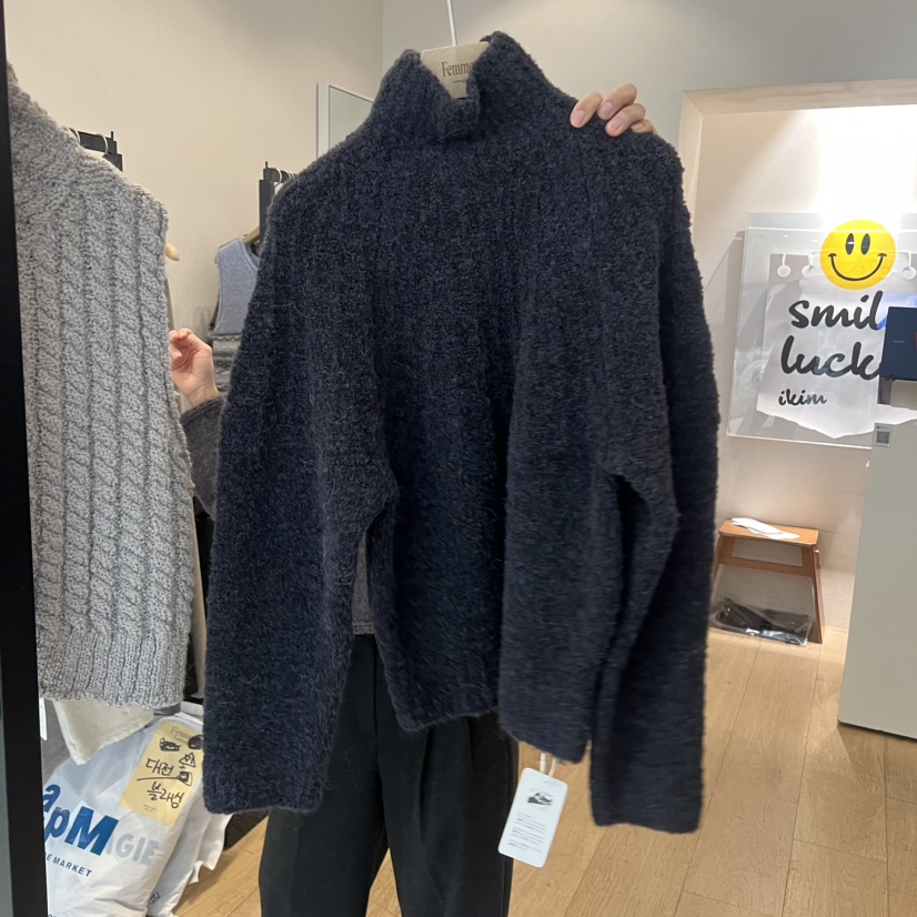 LA MAGIE FEMME東大門㊣實拍女士新品推薦休閑真品熱賣毛衣Lamagie Femme毛衣圖色4