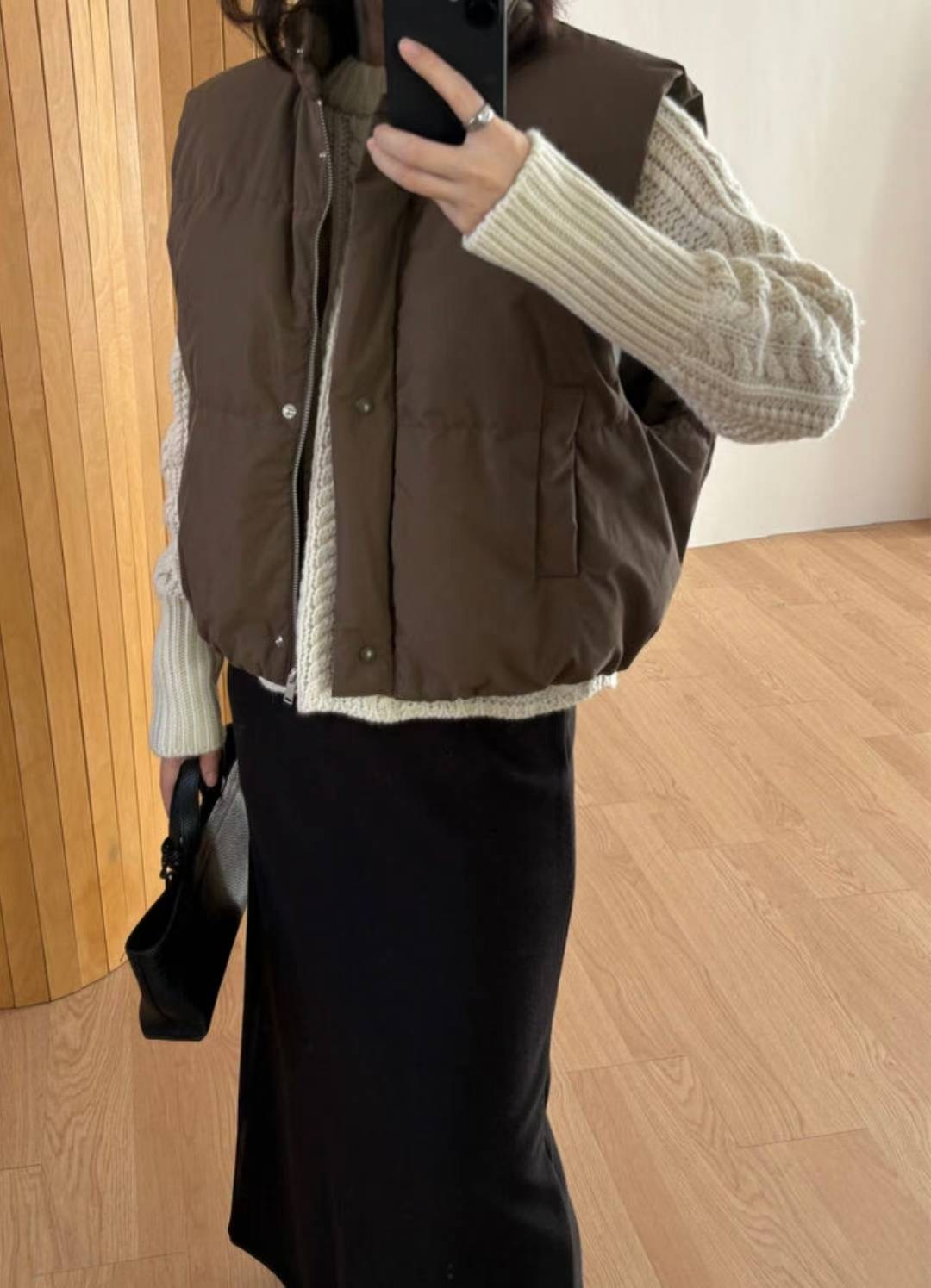 SIMPIEBEIGE東大門㊣直郵女士新品休閑時尚熱賣馬甲不含內搭SIMPIEBEIGE馬甲圖色1