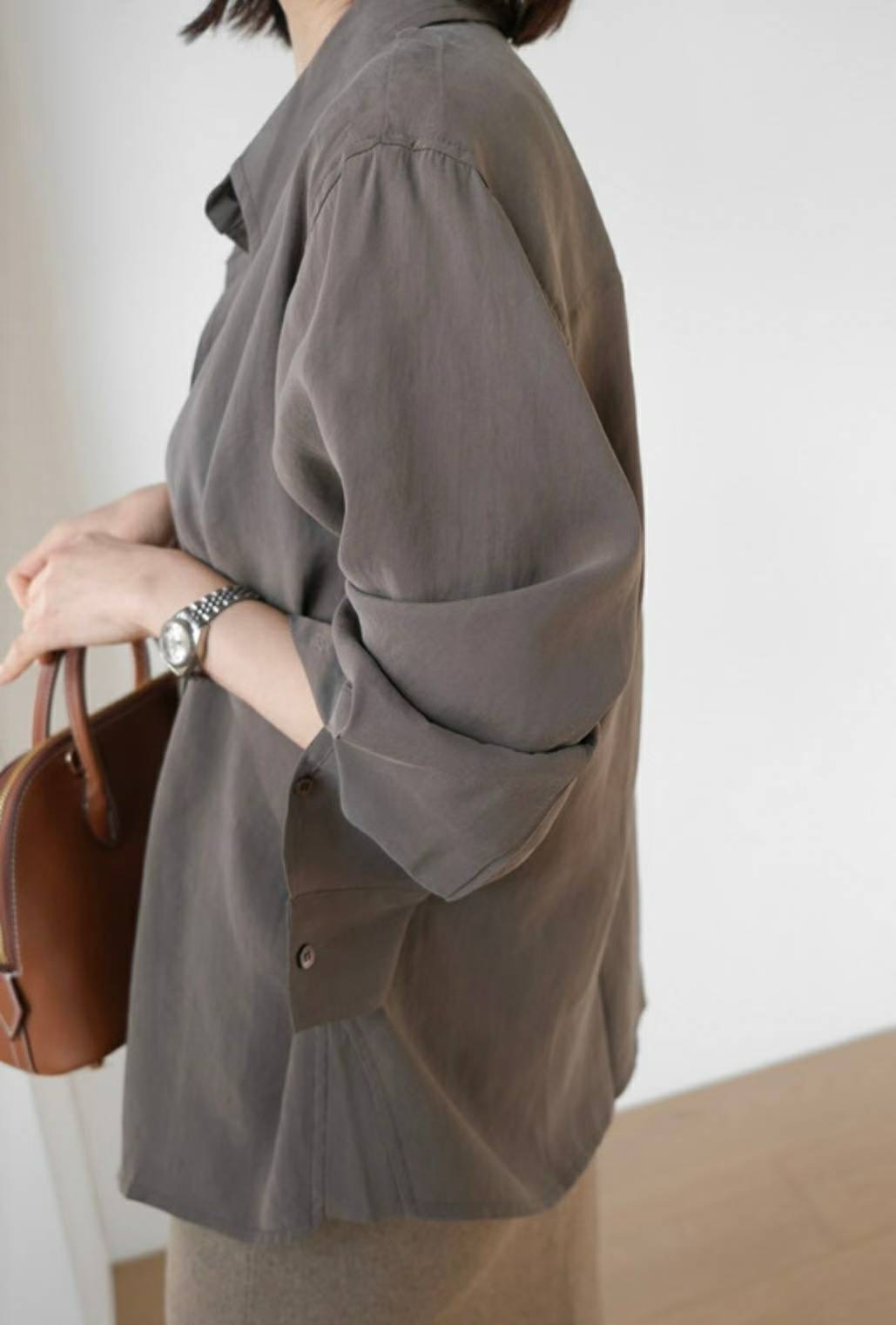 SIMPIEBEIGE韓國直郵㊣女裝新品休閑職業25秋冬推薦襯衫蕾絲衫SIMPIEBEIGE襯衫/蕾絲衫