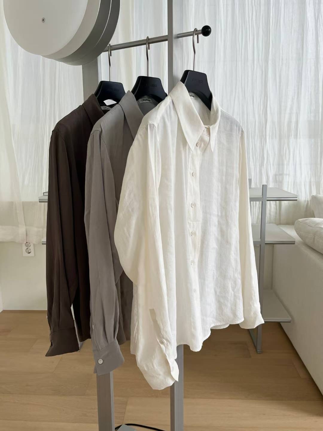 SIMPIEBEIGE韓國直郵㊣女裝新品休閑職業25秋冬推薦襯衫蕾絲衫SIMPIEBEIGE襯衫/蕾絲衫圖色1左一色