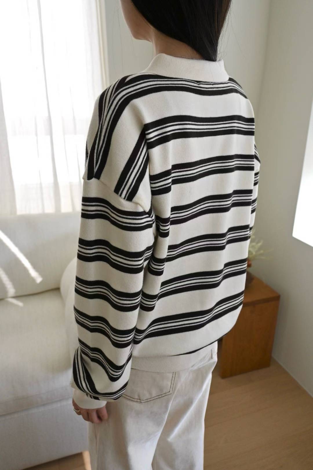 SIMPIEBEIGE韓國代購㊣女裝新品真品休閑25秋冬熱賣針織衫開衫SIMPIEBEIGE針織衫