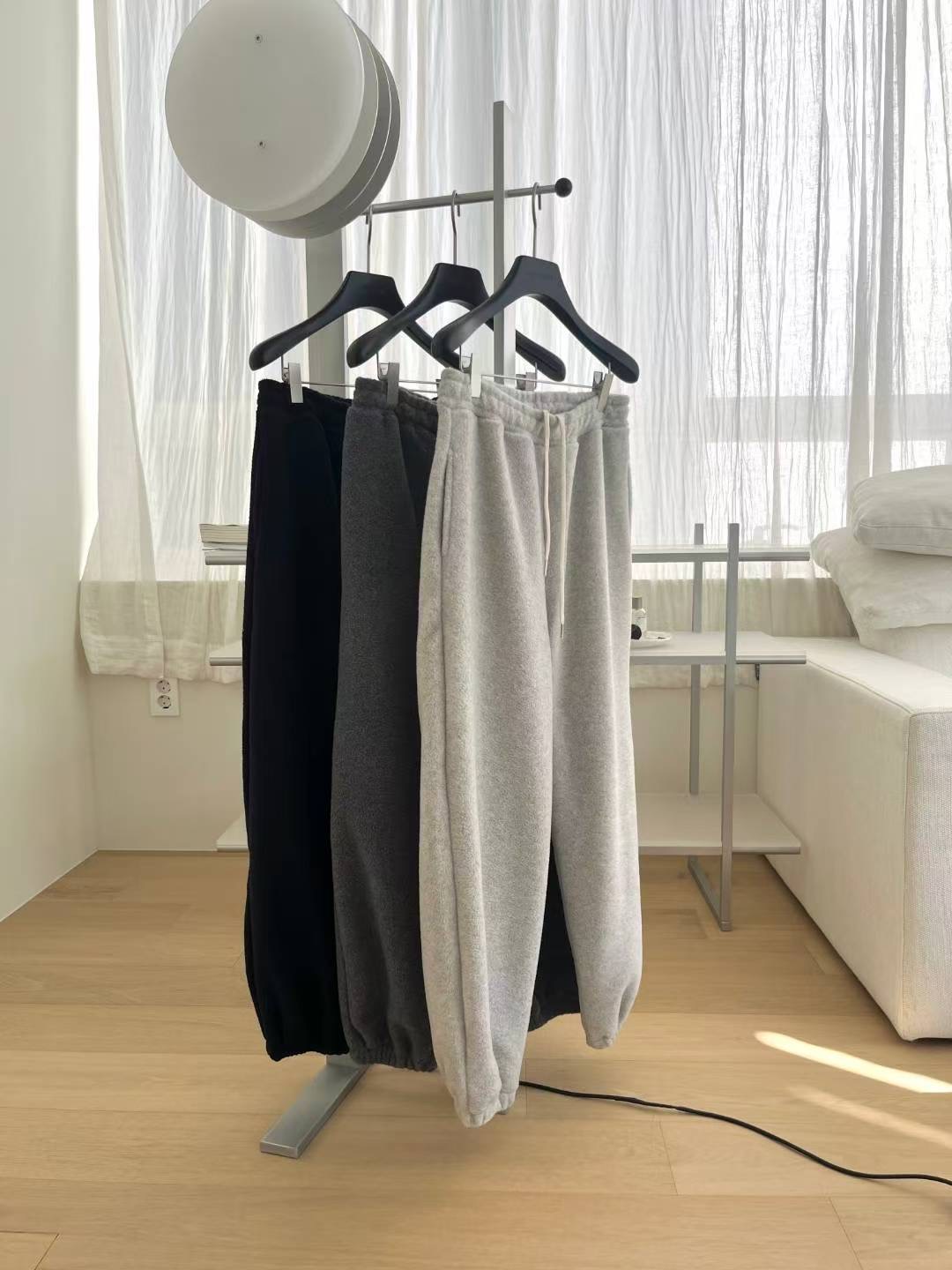 SIMPIEBEIGE東大門㊣代購女士新品時尚人氣熱賣職業休閑褲抓絨SIMPIEBEIGE休閑褲