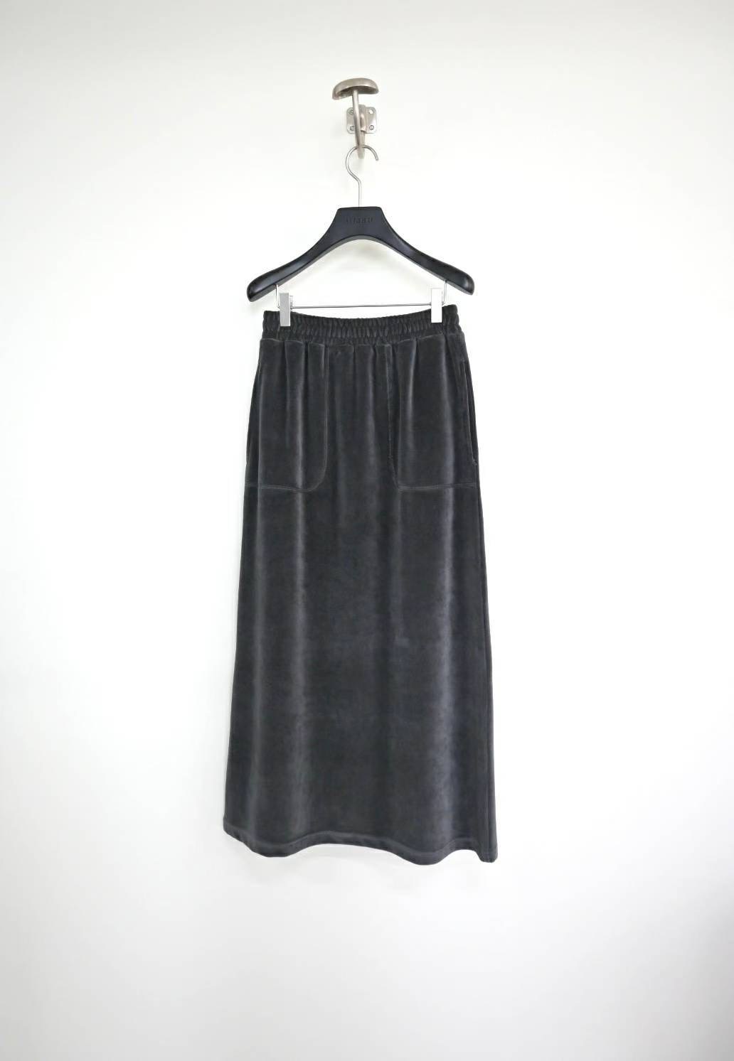 SIMPIEBEIGE東大門㊣代購女裝新款推薦熱賣時尚休閑長裙絲絨SIMPIEBEIGE長裙圖色2