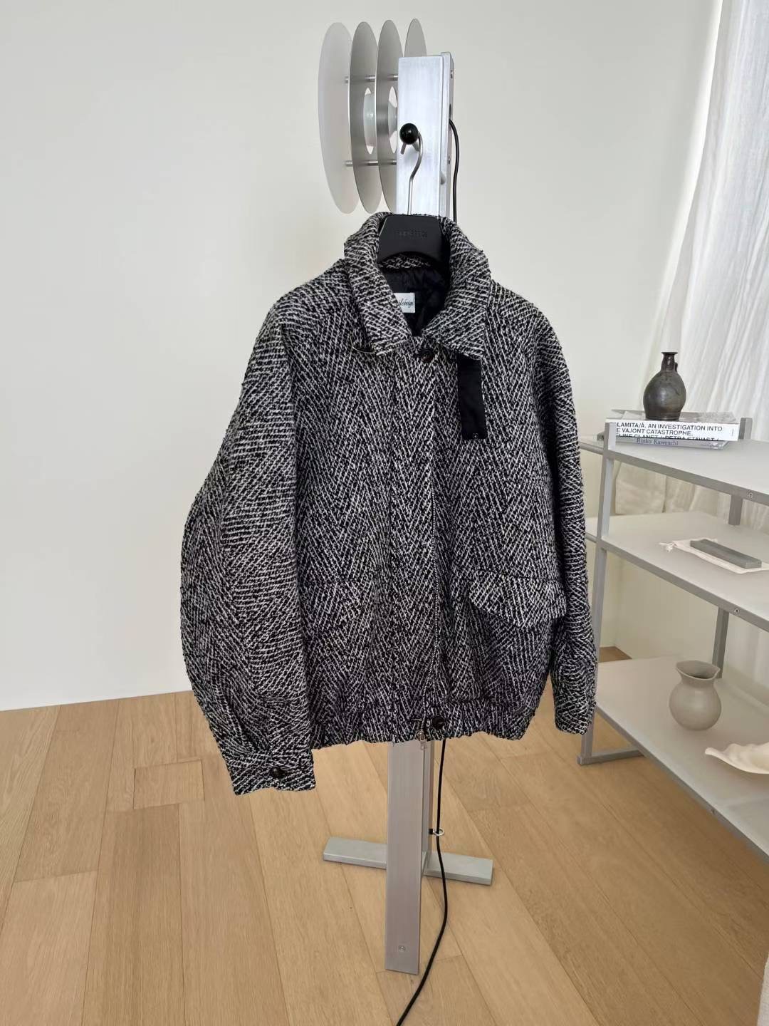 SIMPIEBEIGE韓國代購㊣女裝新品推薦25秋冬休閑時尚職業夾克SIMPIEBEIGE夾克圖色1